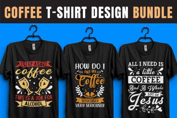Elevate Your Brand with Coffee Vector Graphic T-Shirt Design