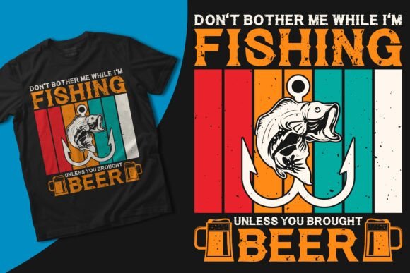 Fishing Typography Vector Design: Bold Graphics for Anglers