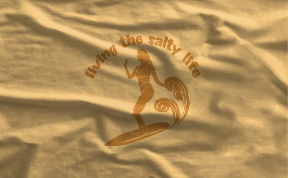 Retro Waves: Mastering the Vintage Illustration Tee Graphic Surfing Style