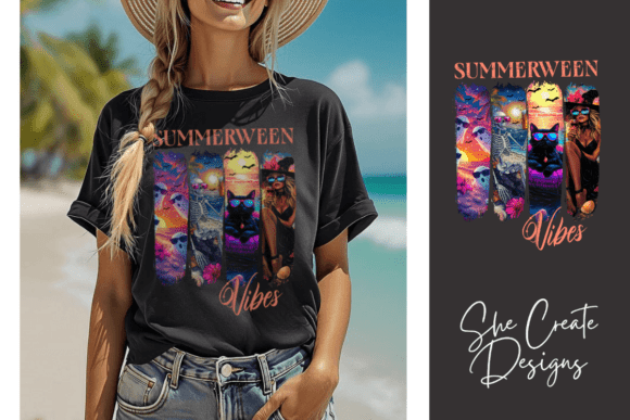 Summerween Graphic Design PNG: Spooky Fun Meets Creative Freedom