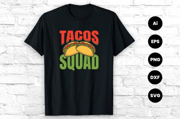 Tacos Squad Vector Graphic: A Feast for Your Creative Projects