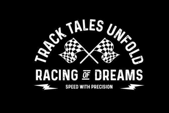Track Tales Graphic Tee Design: Bold Streetwear Typography