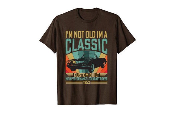 Vintage Classic Car T-Shirt Old Graphic: More Than Just a Design