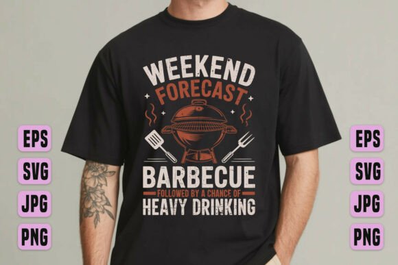 Weekend BBQ SVG Graphic: Bold Typography for Grill Masters